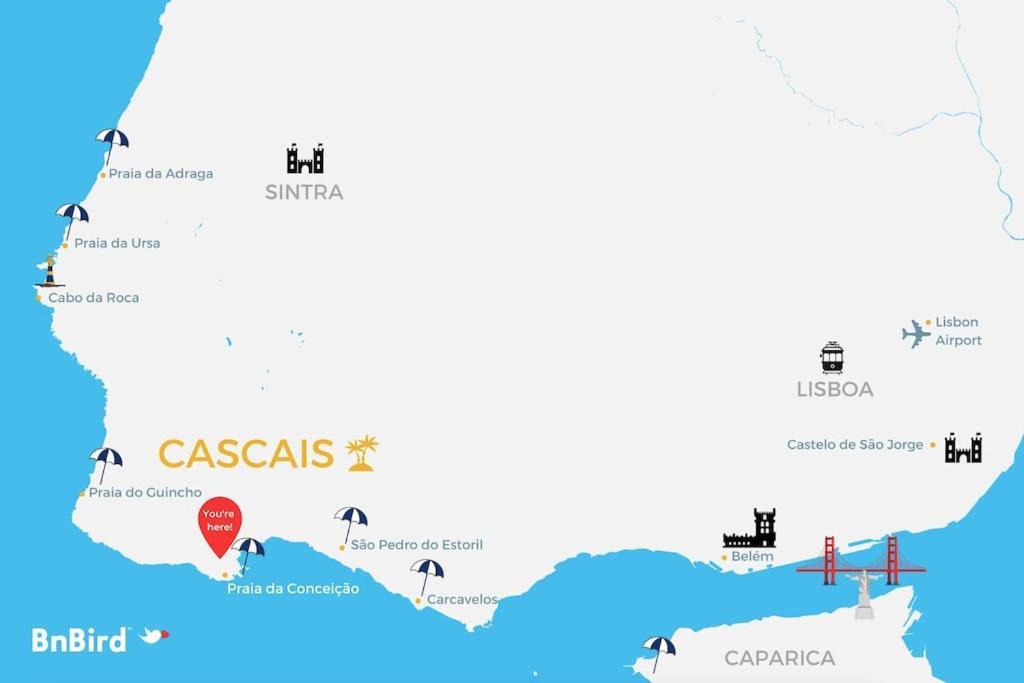 Апартаменты Cascais Modern & Quiet Retreat Экстерьер фото